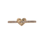 Load image into Gallery viewer, RFD19702. 14K Solid Gold Diamond Heart Ring