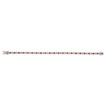 Load image into Gallery viewer, BFK60977RU. 14K Solid Gold Diamond and Ruby Bracelet