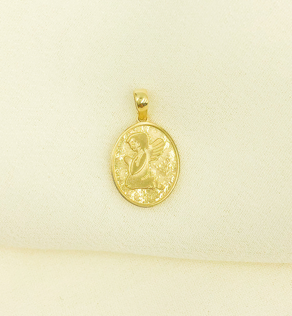 14K Solid Gold Oval Shape