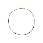 Load image into Gallery viewer, NFQ72599. 14K Solid Gold Diamond and Gemstone Fancy Necklace