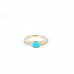 Load image into Gallery viewer, RN421923. 14K Solid Gold Diamond and Gemstone Ring