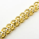 Load image into Gallery viewer, 080HVI2004000. 14K Solid Yellow Gold Franco Hollow Chain Necklace