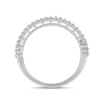 Load image into Gallery viewer, 14K Solid Gold Width Half Eternity Band Ring. RAG01393
