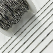 Sterling Silver Round Box Chain