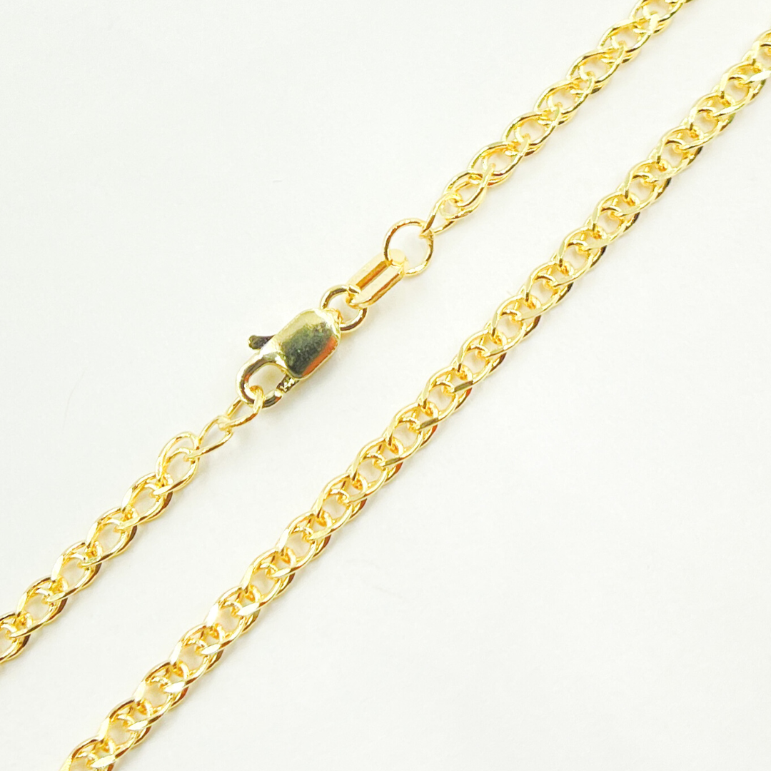 040138795G. 14K Solid Gold Wheat Chain