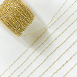 Load image into Gallery viewer, 025R02S1QS4B005byFt. 14K Solid Gold Satellite Chain
