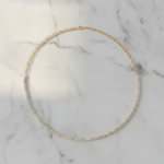 Load image into Gallery viewer, NFS71713. 14K Solid Gold Diamond Tennis Choker Necklace