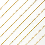Load image into Gallery viewer, V316GF. 14K Gold Filled Twisted Singapore Unfinished Chain