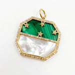 Load image into Gallery viewer, Buy Now 14K Gold Stars Pendant
