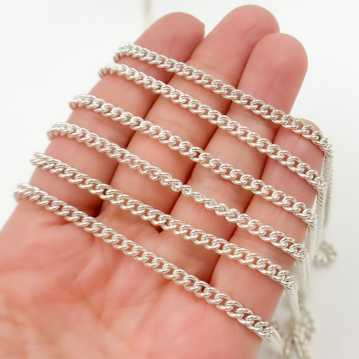 X20SS. Sterling Silver Curb Chain