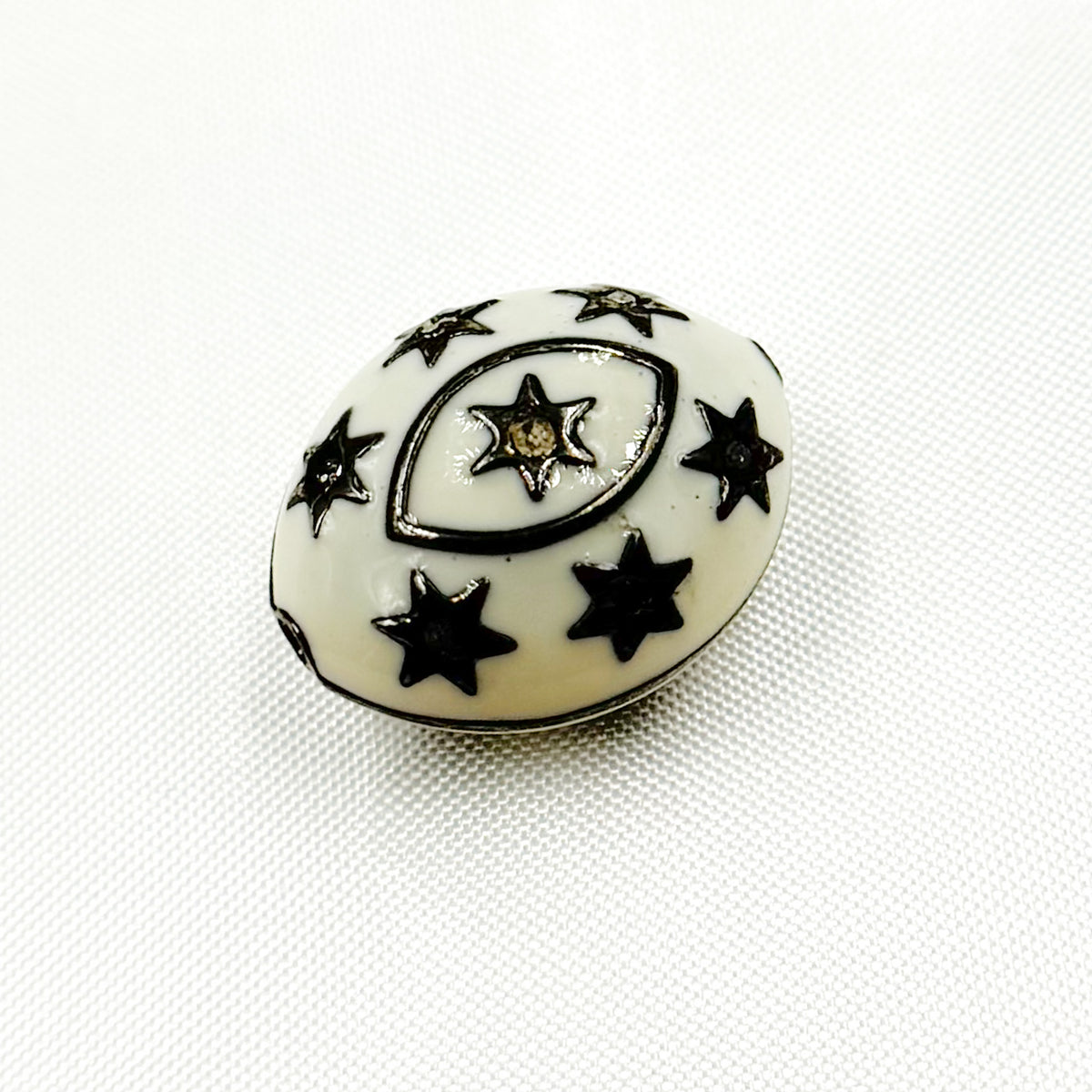 Diamond Sterling Silver Marquise Star Enamel Bead