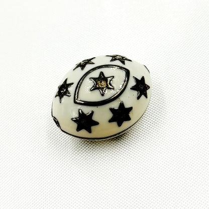 Diamond Sterling Silver Marquise Star Enamel Bead