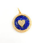 Load image into Gallery viewer, Buy Now 14K Gold Round Heart Pendant
