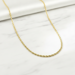 Load image into Gallery viewer, 040CRDLG. 14K Solid Yellow Gold Rope Chain