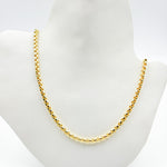 Load image into Gallery viewer, 200HIV0934000. 14k Solid Yellow Gold Venetian Box Link Chain
