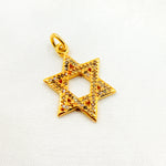 Load image into Gallery viewer, DC429. Diamond Silver Star of David Pendant
