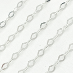 Load image into Gallery viewer, 925 Sterling Silver Flat Rhomb Link Chain. Z101SS
