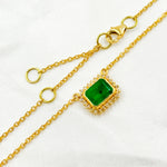 Load image into Gallery viewer, 14K Solid Gold Diamond and Gemstone Necklace. CN96104EM
