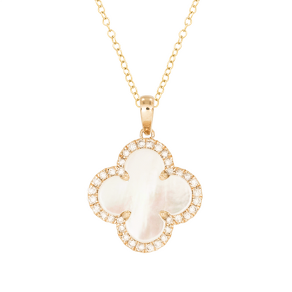 NFF71820PL. 14K Solid Gold Diamond and Gemstone Necklace