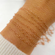1310RGF. Rose Gold-Filled Smooth Cable Chain