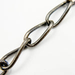 Load image into Gallery viewer, V62BR. Black Rhodium Sterling Silver Smooth Cable Chain
