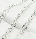 Load image into Gallery viewer, 925 Sterling Silver Cable Chain Link. V136SS
