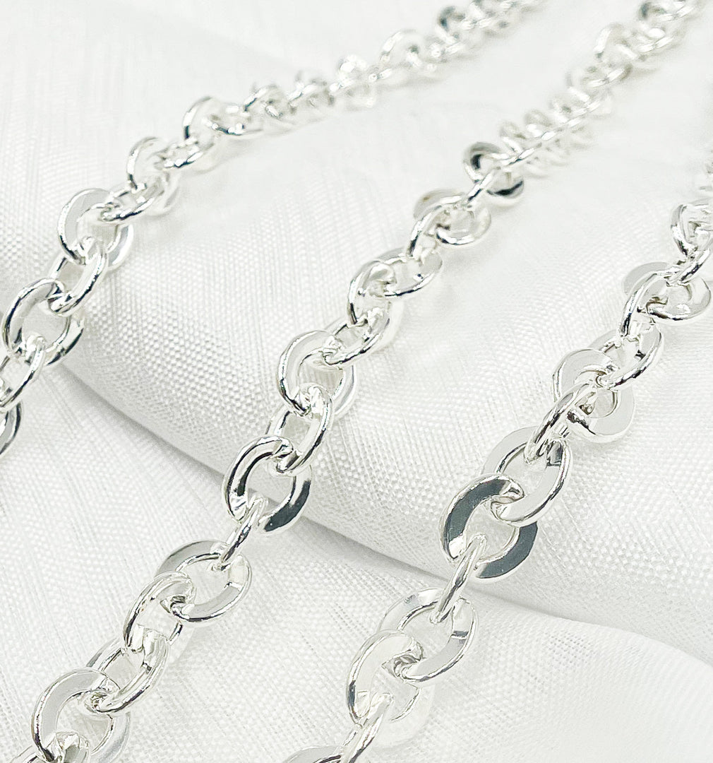 925 Sterling Silver Cable Chain Link. V136SS