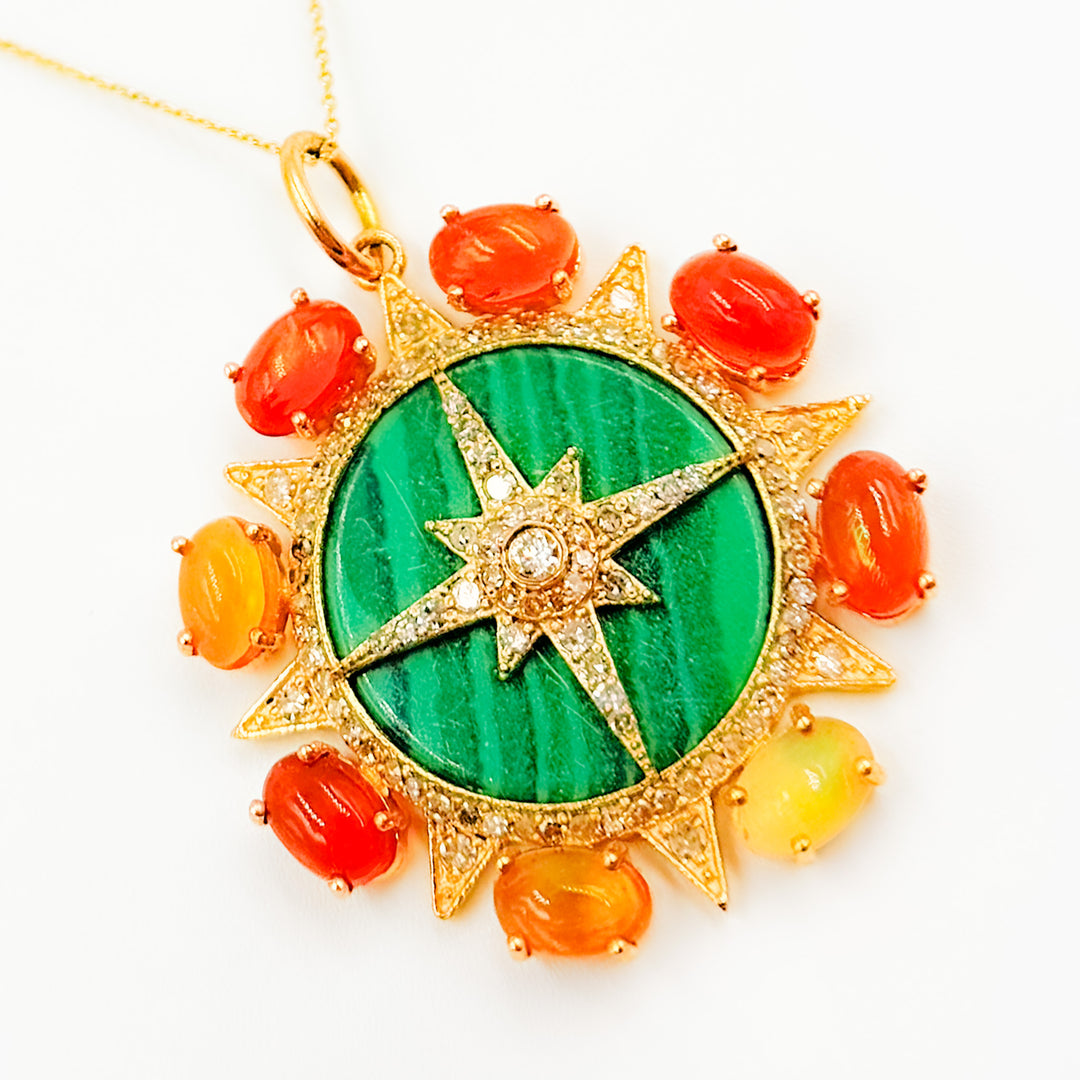Shop Now  Gold Round Pendants