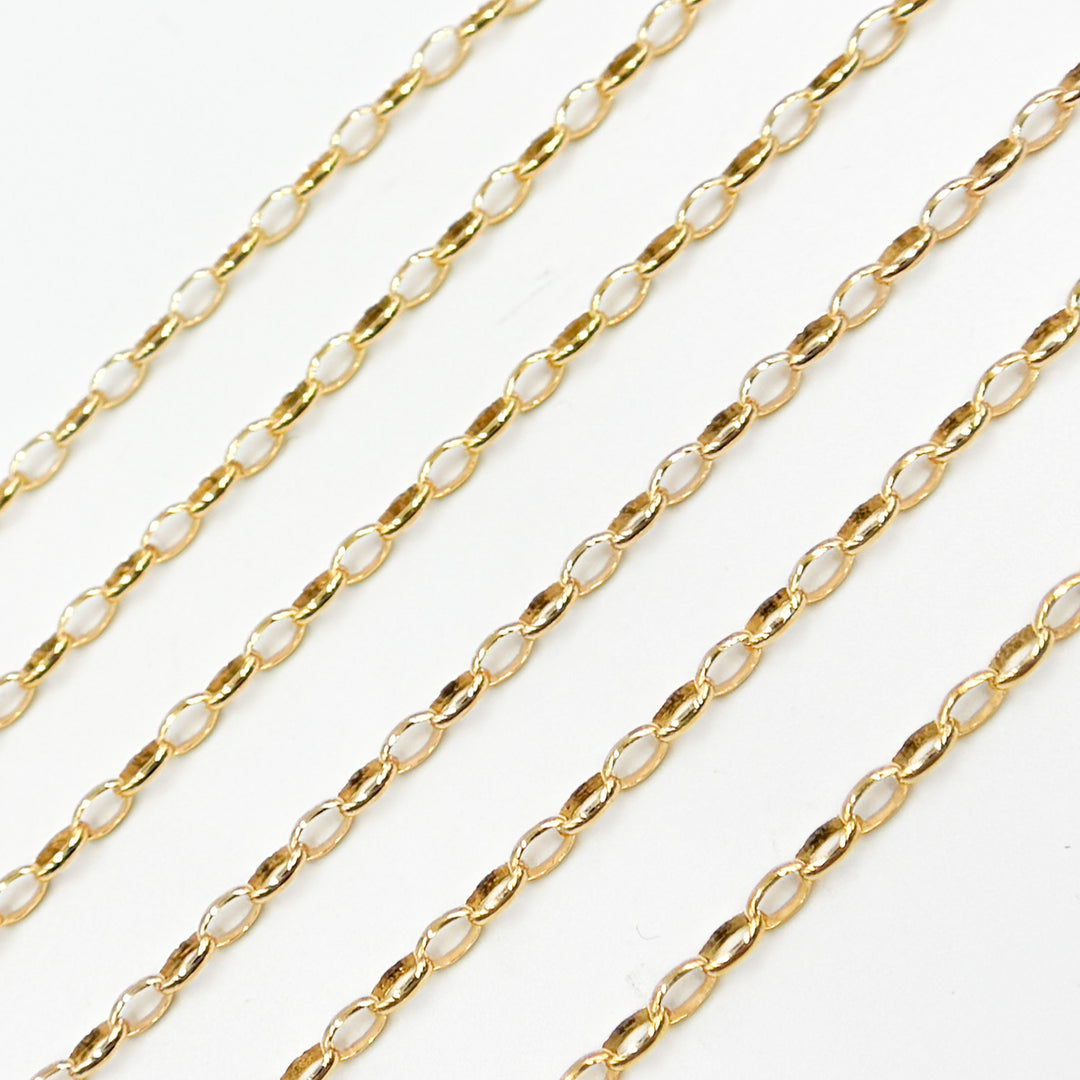 V305GF. 14K Gold Filled Oval Link Chain