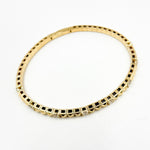 Load image into Gallery viewer, BNJ68603. 14K Solid Yellow Gold Diamond Bangle