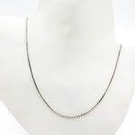 Load image into Gallery viewer, TRE005. 14k Solid White Gold Wheat Chain
