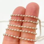 Load image into Gallery viewer, 2.0MMBCSS. Sterling Silver Ball Chain
