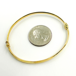 Load image into Gallery viewer, 14K Solid Gold Matte Textured Bangle. Bangle16
