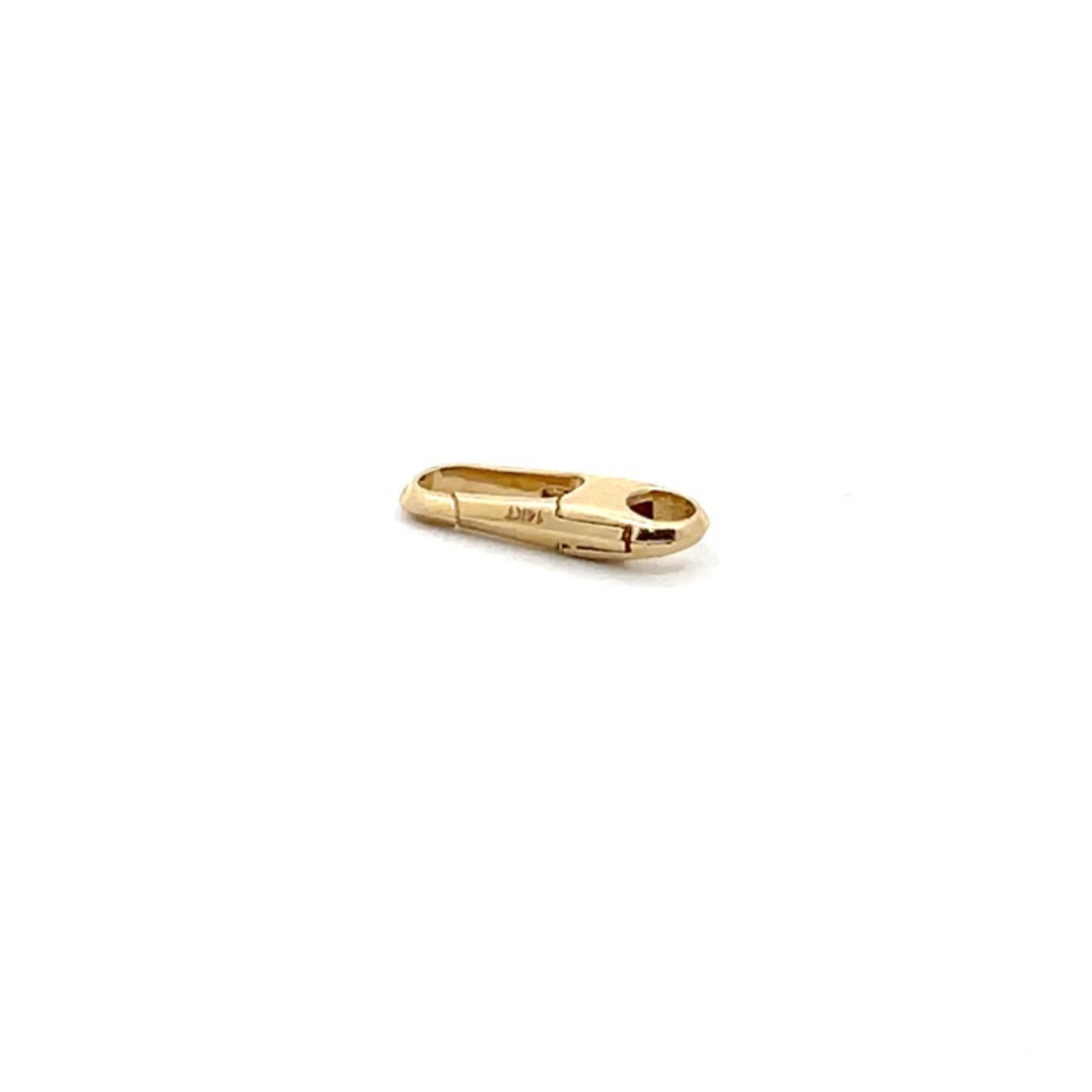 1356-14K. 14K Solid Gold Oval Clasp
