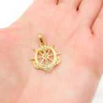 Load image into Gallery viewer, DP676. Diamond Sterling Silver Anchor Pendant
