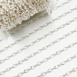 Load image into Gallery viewer, 274SS. Sterling Silver Oval and Infinity Link Chain
