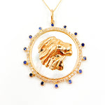 Load image into Gallery viewer, Shop Now 14K Gold Round Pendant
