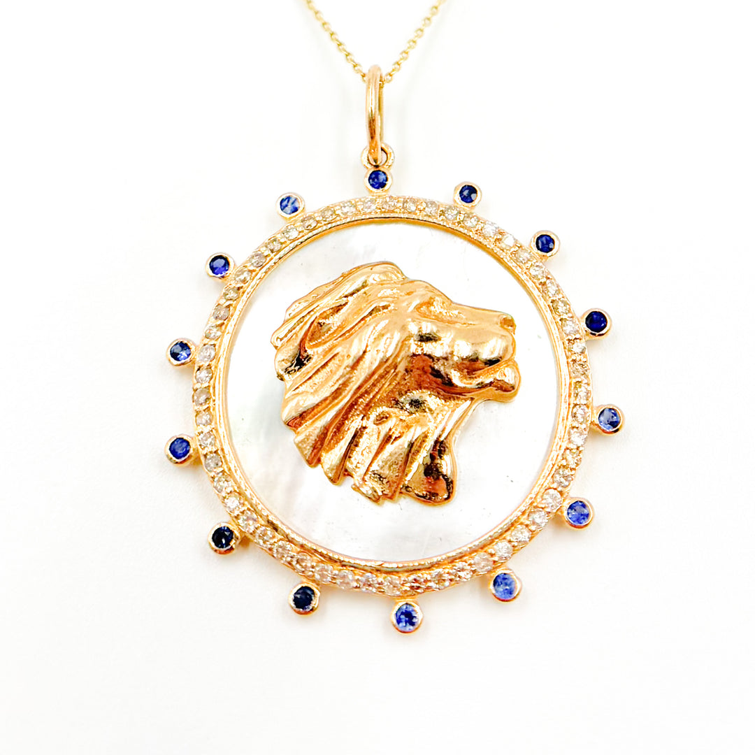 Shop Now 14K Gold Round Pendant