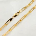 Load image into Gallery viewer, 351Necklace. 14K Gold-Filled Smooth Paperclip Finished Necklace
