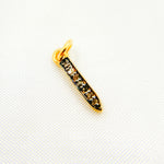 Load image into Gallery viewer, DC673. Diamond Sterling Silver Mini Spike Charm
