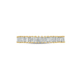 Load image into Gallery viewer, 14K Solid Gold Width Half Eternity Band Ring. RAG01393
