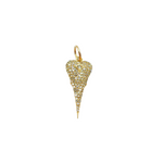 Load image into Gallery viewer, 14K Solid Gold Heart Pendant with Diamonds. KG72
