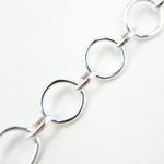 Load image into Gallery viewer, V279SS. Sterling Silver Smooth Round &amp; Oval Link Chain
