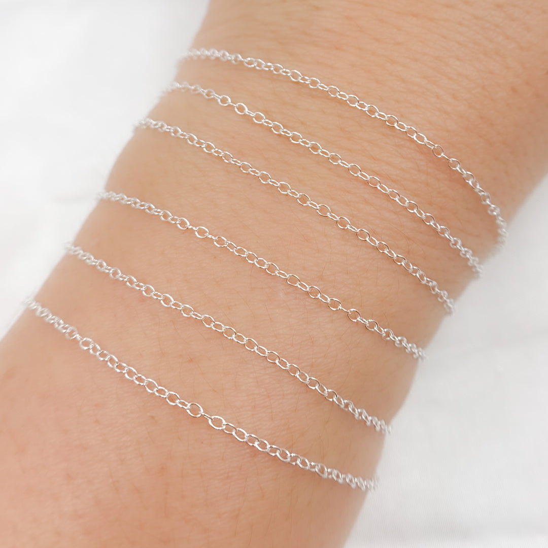 Y19SS. Sterling Silver Cable Link Chain