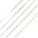 Load image into Gallery viewer, V15SS. Sterling Silver Patterned Round Disc Link Chain
