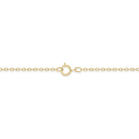 CN96321. 14K Solid Gold Diamond Necklace