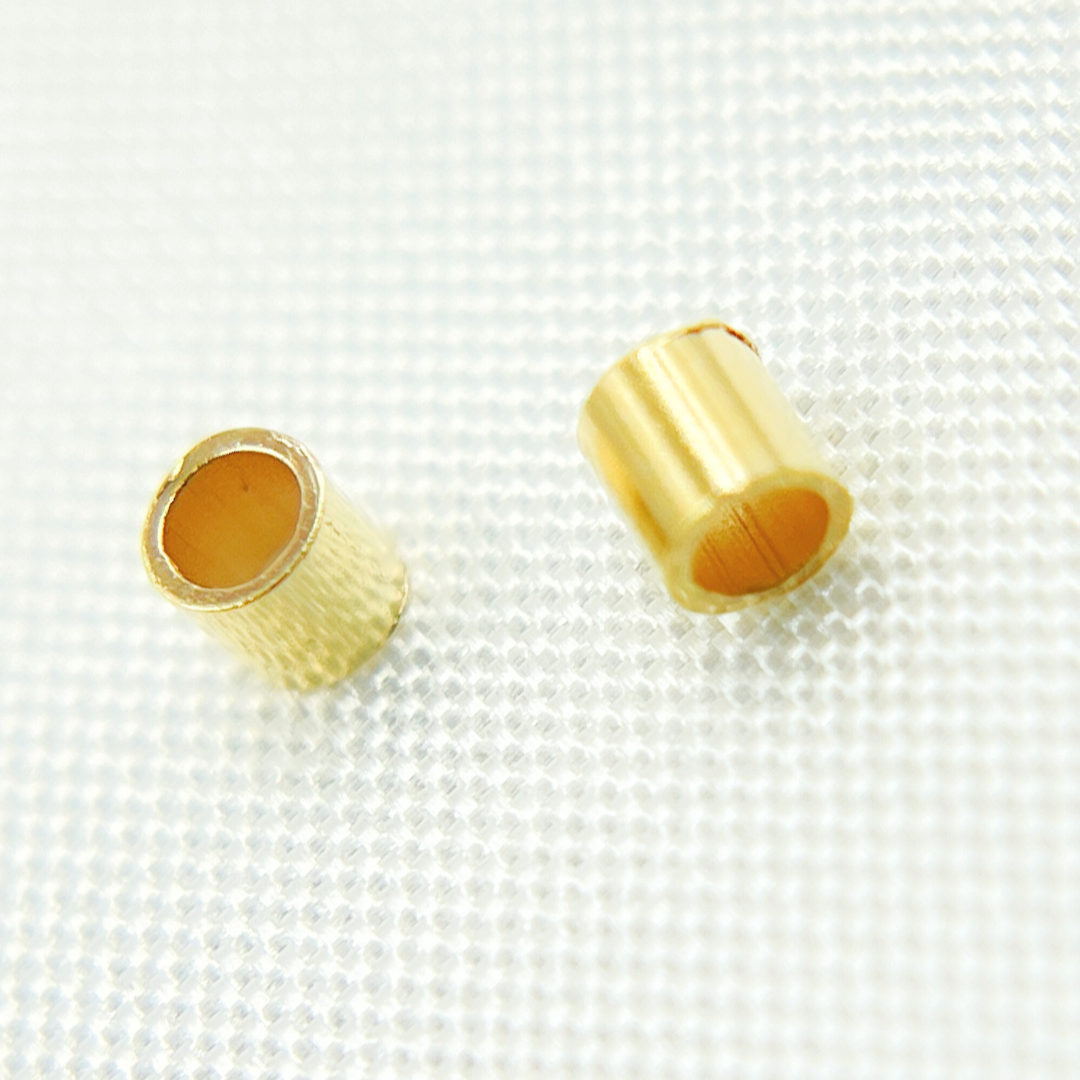 CBGF. 2MM Gold Filled Crimp Bead