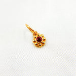 Load image into Gallery viewer, GDP429. 14K Solid Gold Diamond Flower Charm
