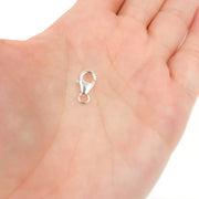 White Sterling Silver Trigger Clasp