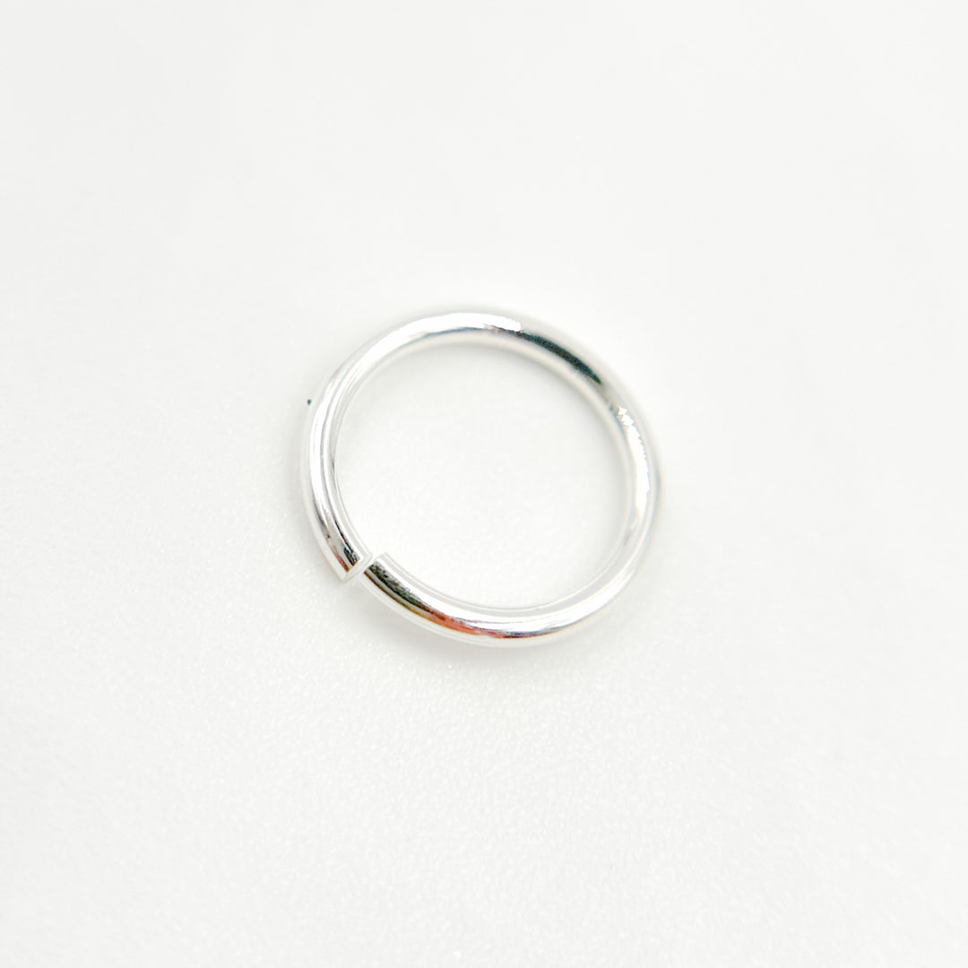 50044867. 7MM 20.5Gauge White Sterling Silver Open Jump Ring